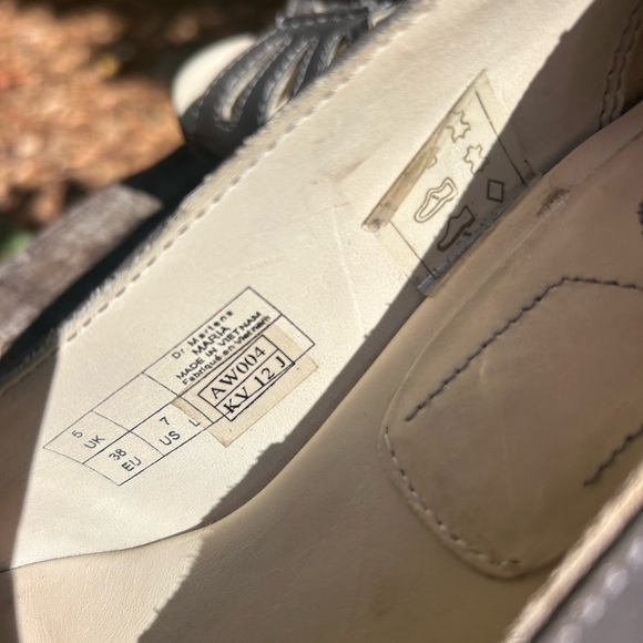 Dr Martens Pump Maria Cut Out Peep Toe Grey Palatine 13110020 Doc Martins Size 7 - Picture 8 of 12